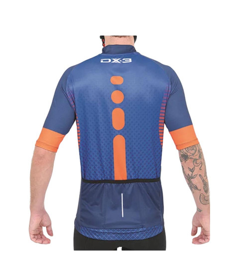 Camisa de Ciclismo DX-3 Masculina Fusion - Marinho